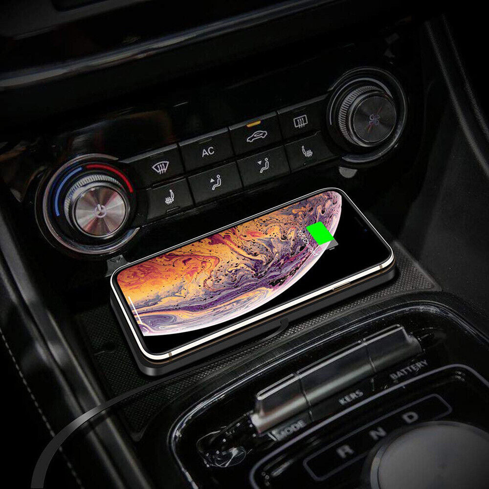 Wireless Car Phone Charger Fast Charging Pad Mat for Iphone Samsung Universal